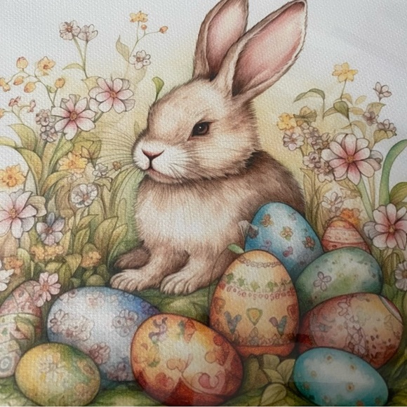 Easter Rabbit Art Print - Picture 2 of 3